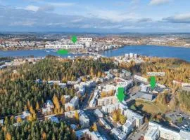 Great 2 bedroom 70m2 size and free parking Kotimaailma Apartments Great location for WRC Rally