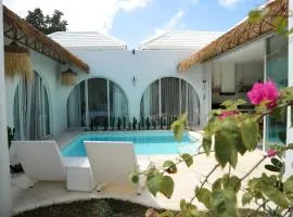 Stylish 4-BR Mediterranean Villa With Boho Touch in Uluwatu Bali