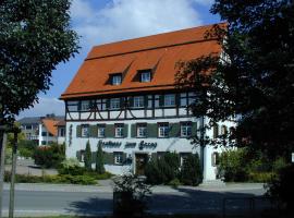 Gasthaus Hotel zum Kreuz, хотел в Stetten am Kalten Markt