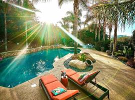 Malibu में, होटल Boho Chic Malibu Retreat Estate Salt Pool + Yoga