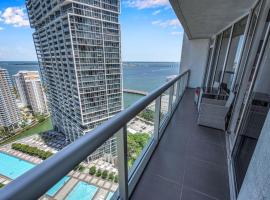Icon Luxury 34th Floor Amazing Oceanview, Brickell, alloggio vicino alla spiaggia a Miami