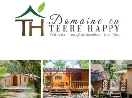 Domaine en Terre Happy, atostogų namelis mieste Labastide-de-Virac
