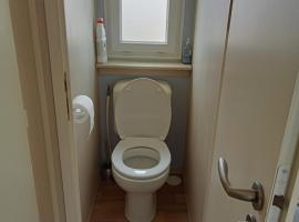 Stacaravan met eigen terras en tuin 6personen