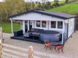 Luxury Log Cabin with Private Hot Tub & Sea Views