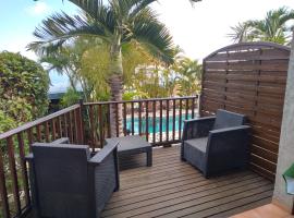 Studio aux AVIRONS pour 2 personnes, avec piscine, holiday rental in Les Avirons
