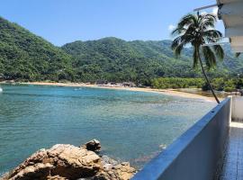 Villa frente al mar en Yelapa para 4 personas, недорогой отель в городе Йелапа