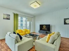 Shukran Homes Cozy 1BR with Burj & Fountain Partial View