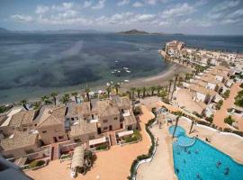 Renovated apartment in La Manga with great sunset