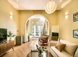 Attic 128m2 duplex_Glass dome_Old town_Big Balcony