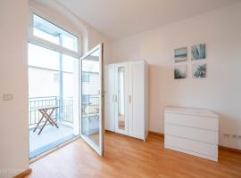 Apt Nikola 3 Zimmer Balkon 72qm Waschtrockner TV Vollausstattung zentral, Hotel in Fürstenwalde