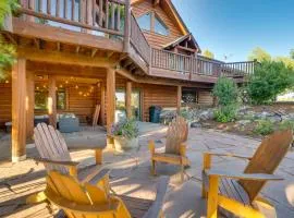 Heated Pool and Mtn Views Log Cabin in Parker!