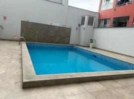 리마 Arzobispo Loayza Hospital 근처 호텔 Acogedor apartamento centrico, tranquilo con piscina