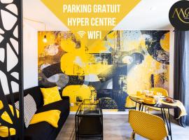 Le Black & Yellow - Appart'Hôtel SPA - Clim - Melina & Alfred Agen, departamento en Agen