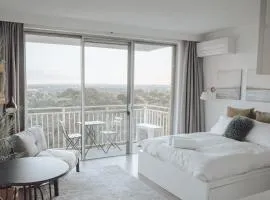 Cosy studio with a big view