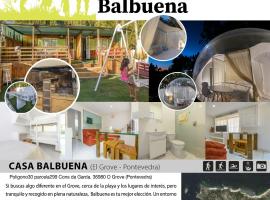 Casa Balbuena,centro de interpretación de la vía láctea, luxury tent in San Vicente de O Grove