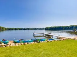 Interlochen Lakehouse with Deck, Fire Pit, and Dock!
