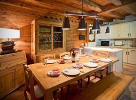 Meribel Les Allues Ski Chalet with beautiful views, cabin in Les Allues