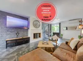 LE GARDEN - 4 Chambres-8 Personnes Idéal PRO-famille-amis-Wifi-Parking-jardin-terrasse