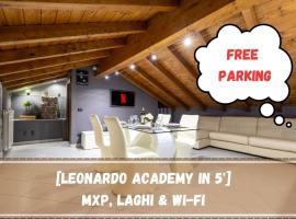 Leonardo Academy in 5' - MXP, Laghi e Wi-Fi, отель в городе Сесто-Календе