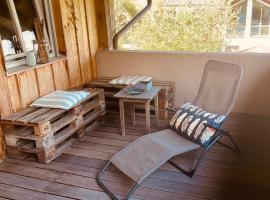 Sonnenuntergang, ski resort in Traunstein