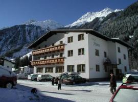 Haus Alpina, renta vacacional en Kaunertal