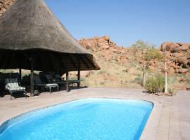 Namib Naukluft Lodge、ソリティアのシャレー