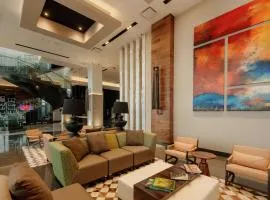 Hilton Garden Inn Puebla Angelopolis、プエブラのヒルトンホテル