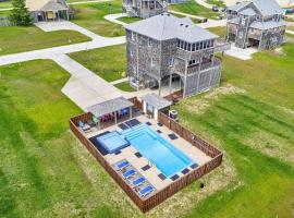 Spacious Beach House 5BR Hatteras Island home steps from OBX NC Beaches, hotel in Rodanthe