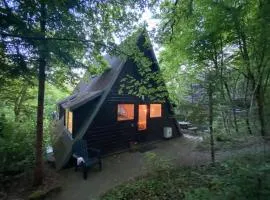 Vakantiehuisje in het bos
