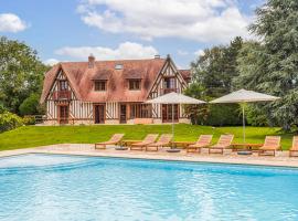 Villa Paséo - Swimming pool and large garden - Near Deauville and Trouville, overnachtingsmogelijkheid in Bonneville-sur-Touques