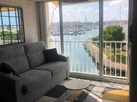 Agde : appartement vue sur le port, location près de la plage au Cap d'Agde