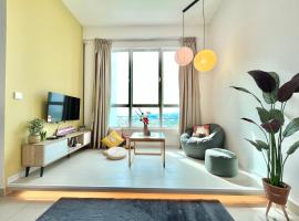 Amber 2B2B Cozy apt Wi-Fi TV Box near Encore Melaka