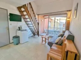 Duplex proche de la plage - 7 pers-Terrasse & Parking