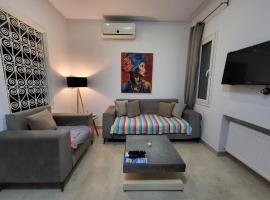 Splendide appart neuf au rez-de-chaussée, apartment in La Marsa