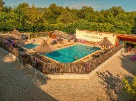 Camping Le Coin Charmant, camping en Chauzon