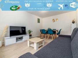 Blue sky cottage near CDG airport โรงแรมในLe Mesnil-Amelot