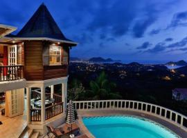 Residence Du Cap Panoramic Sea Views Cap Estate, hotell i Cap Estate