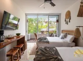 NHOA 207C Lux 1BR Condo Pool View in Aldea Zama