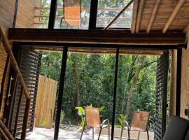 Cabaña de Bambú en la Selva, apartamento em Palenque