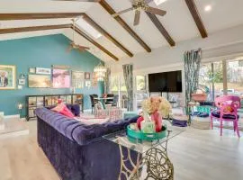Colorful Austin Home with Covered Patio and Gas Grill!