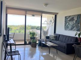 Acogedor apartamento de playa en Casamar para 4, hotell i San Carlos