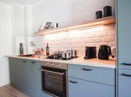 Homefy Wohlfühl-Apartment, mit Parkplatz, Balkon und Garten, feriebolig i Essen