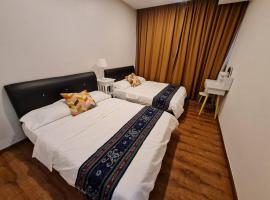 Lovely VivaMall City View with 2 Card LV11C, holiday rental sa Kuching