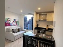 Apartamento moderno en el centro con vista a la ciudad