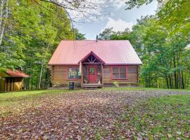 Cozy Gore Mountain Cabin with Game Room and Fire Pit, holiday home sa North Creek