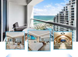 High Floor Unit at Luxury Hotel/Ocean & City views, hotel de luxo em Fort Lauderdale