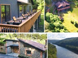 The Stone Mason - Large Modern Home on 5 Acres - 2 Hrs from NYC, vila di Pond Eddy