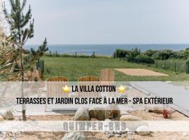 LA VILLA COTTON - Superbe Villa avec Spa Face à la mer, alloggio vicino alla spiaggia a Plobannalec-Lesconil