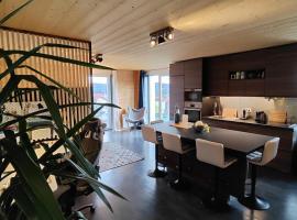 Superbe appartement neuf avec terrasse, budgethotell i Orchamps-Vennes