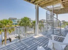 Holden Beach House with Boat Dock Steps to Beach!